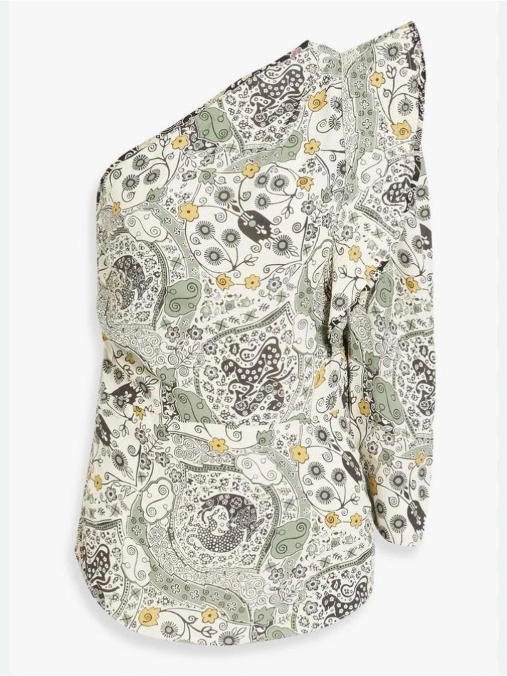 NWT Isabel MARANT ÉTOILE
Carina one-sleeve ruffled voile top so 40 reg $395